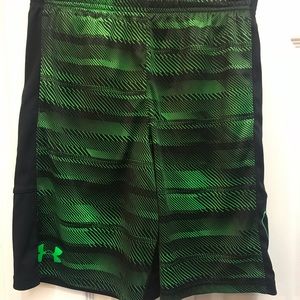 Dark green boys gym shorts